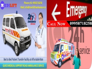 Book Medilift ICU Ambulance in Patna with the Latest Medical